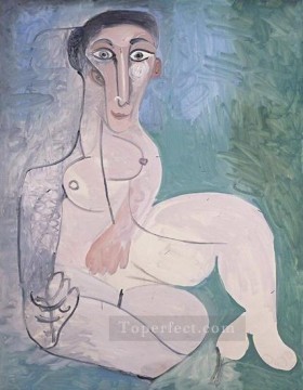 Nu assis 1922 Desnudo abstracto Pinturas al óleo